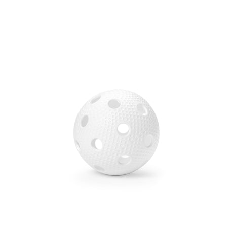 Pack of floorball balls ready for practice before a tournament